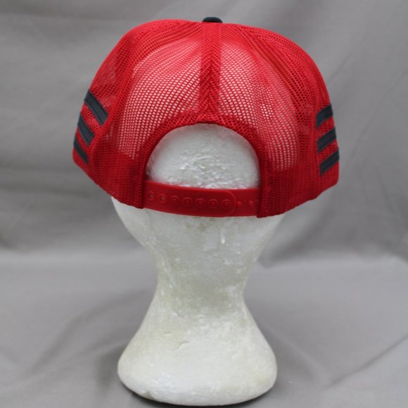 Vintage Screened Trucker Hat - Fort Gary Industries 3 Striper - Adult Snapback - Picture 5 of 8